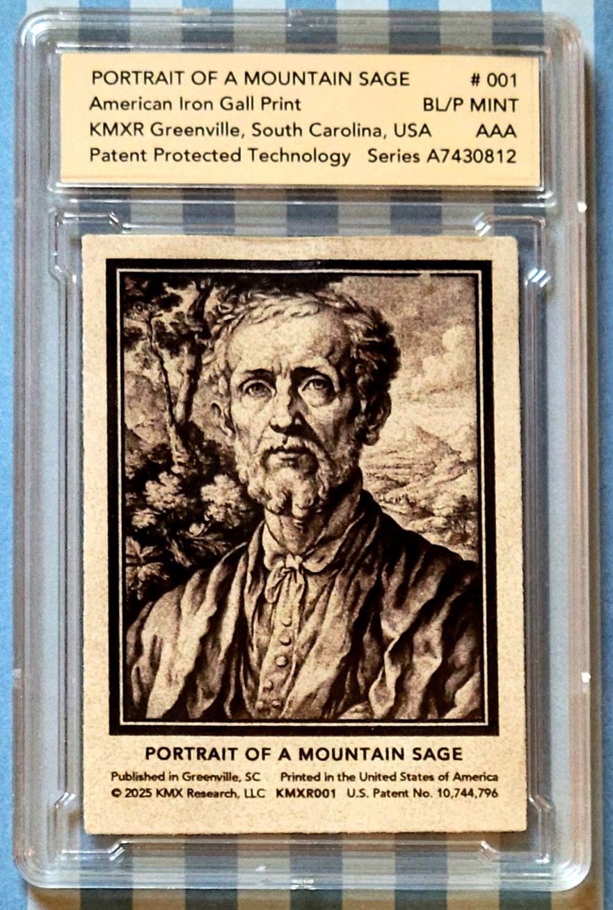 KMXR graded American Iron Gall Print — Young Collectors Series