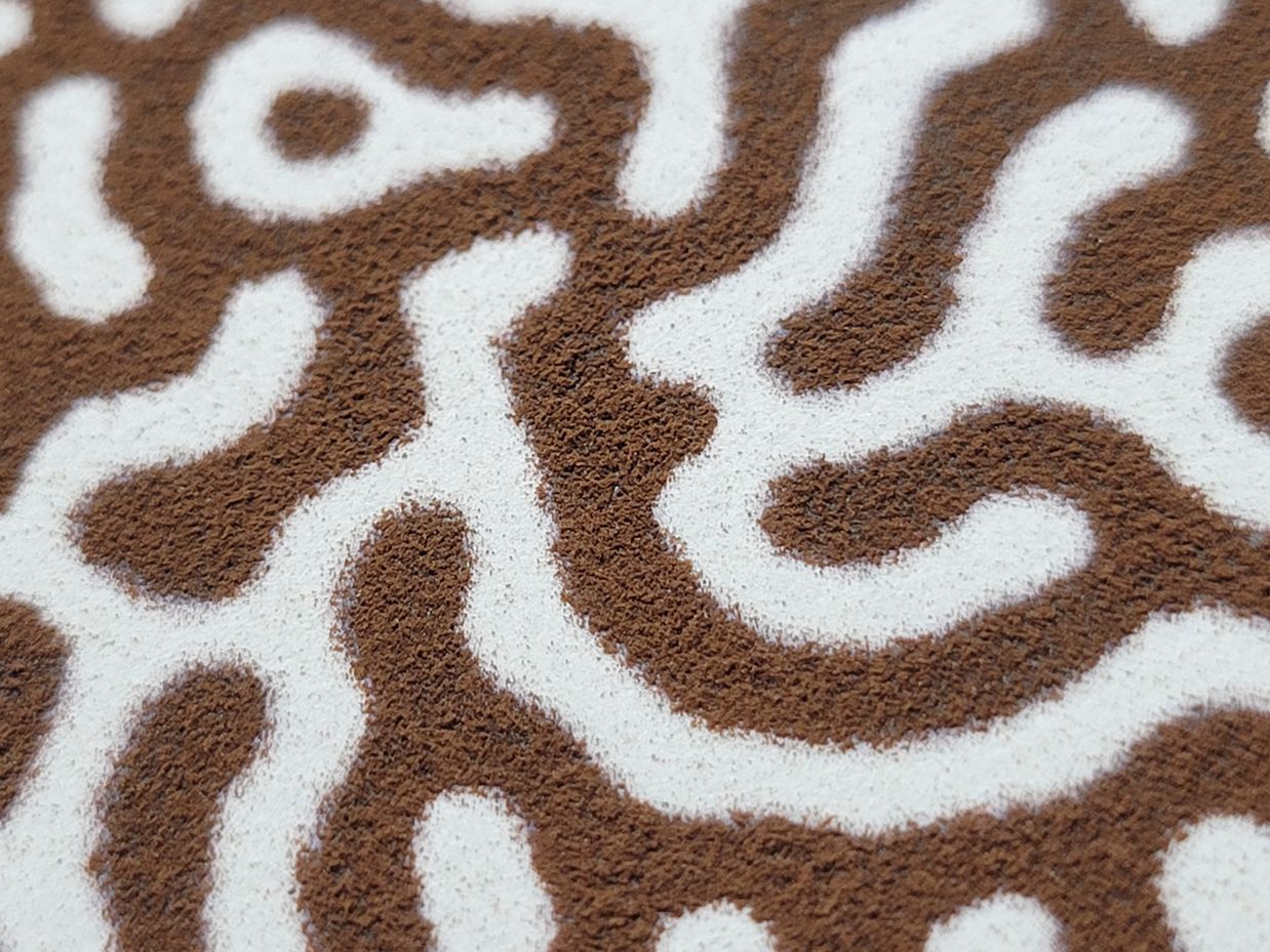 Tannin material macro — granular three-dimensional structure